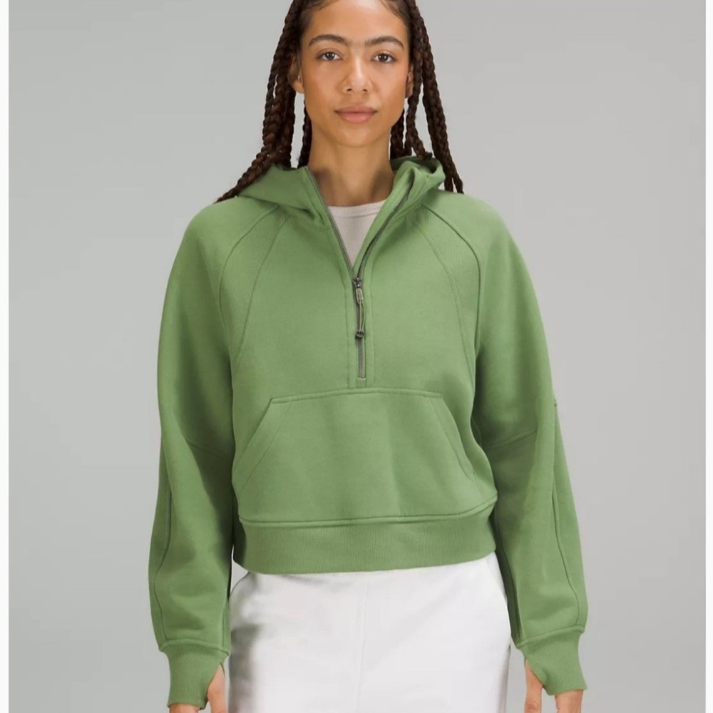 Scuba half zip foliage